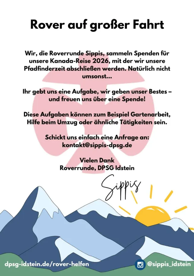 Rover auf großer Fahrt, Flyer