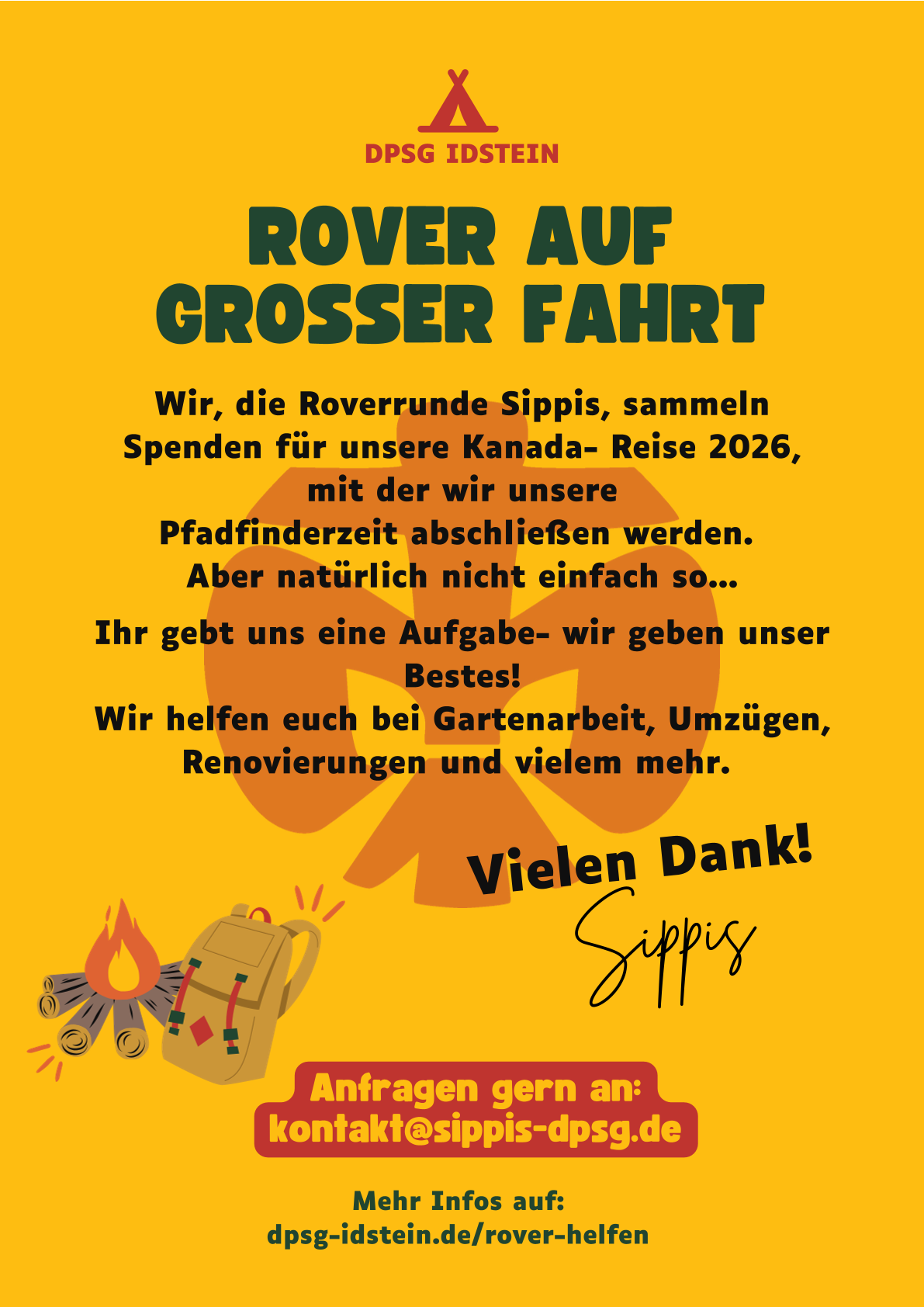 Rover auf großer Fahrt, Flyer